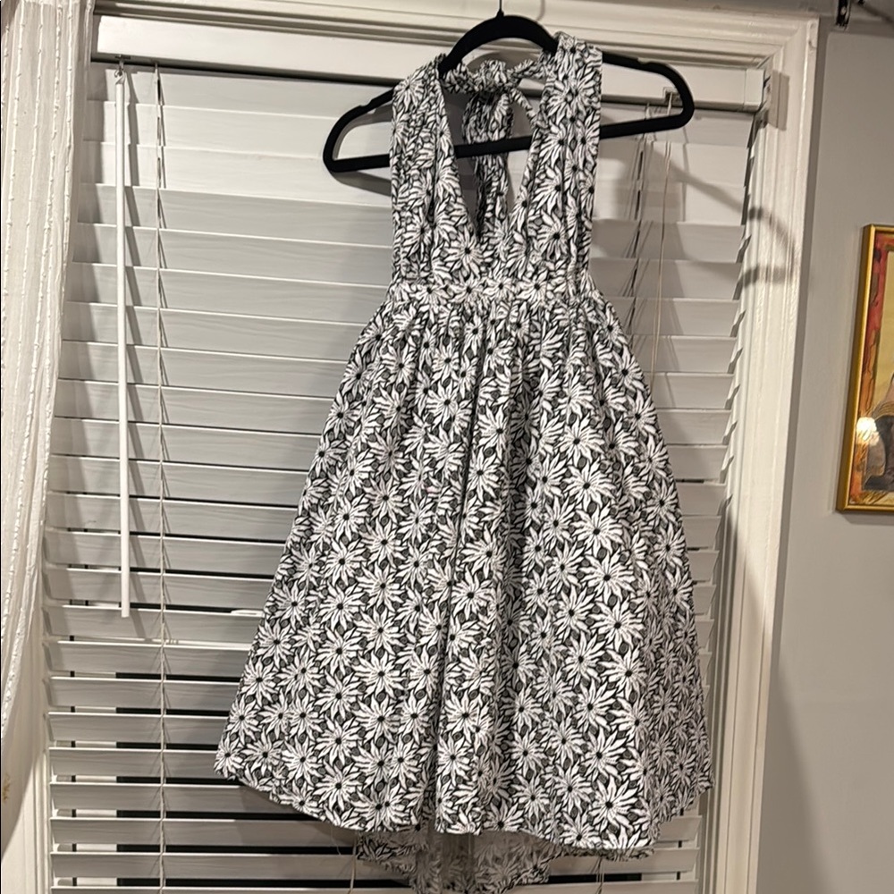 Jean Paul Gaultier for Target. Floral Black and White Dress